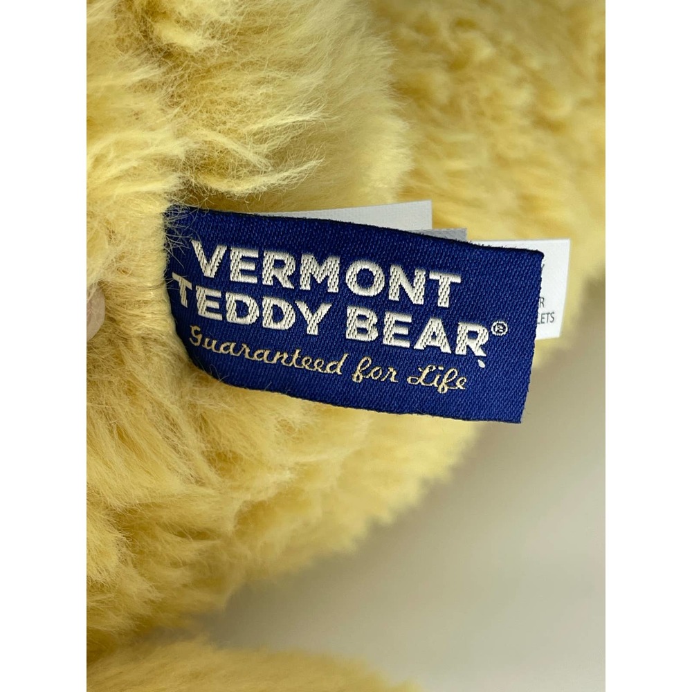 Vermont Teddy Bear 18” Puppy Dog Yellow Lab Golden Stuffed Animal W/ Tag* - Picture 8 of 15
